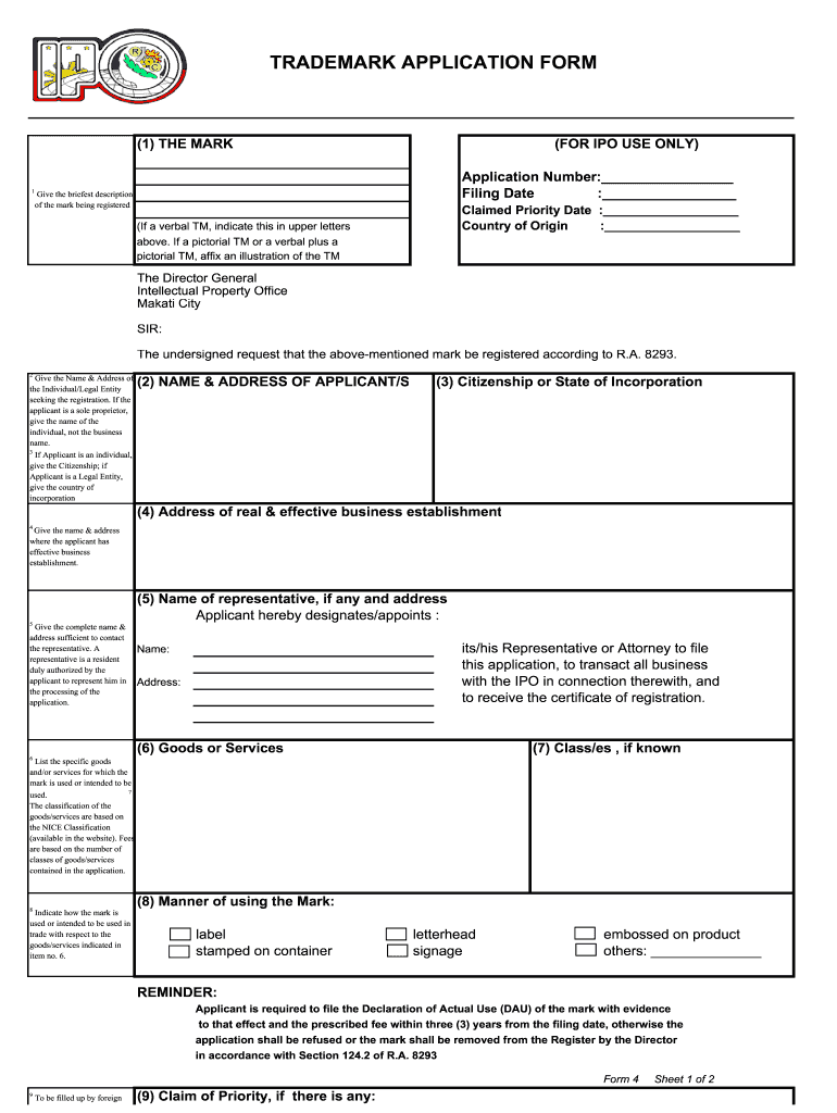 trade mark Certificate